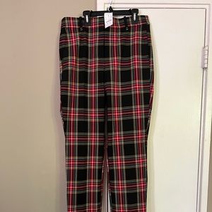 NWT plaid J Crew pants